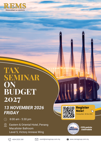 REMS Tax Seminar 2027 Brochure